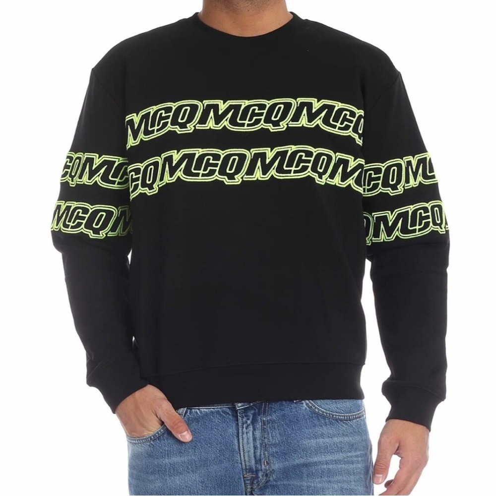 McQ Alexander McQueen Men's McQ Repeat Sweatshirt Size Large